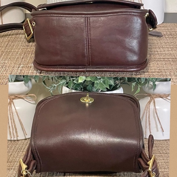❤️SOLD❤️Vintage Coach Mahogany Legacy Small Flap 9965 - Picture 5 of 10
